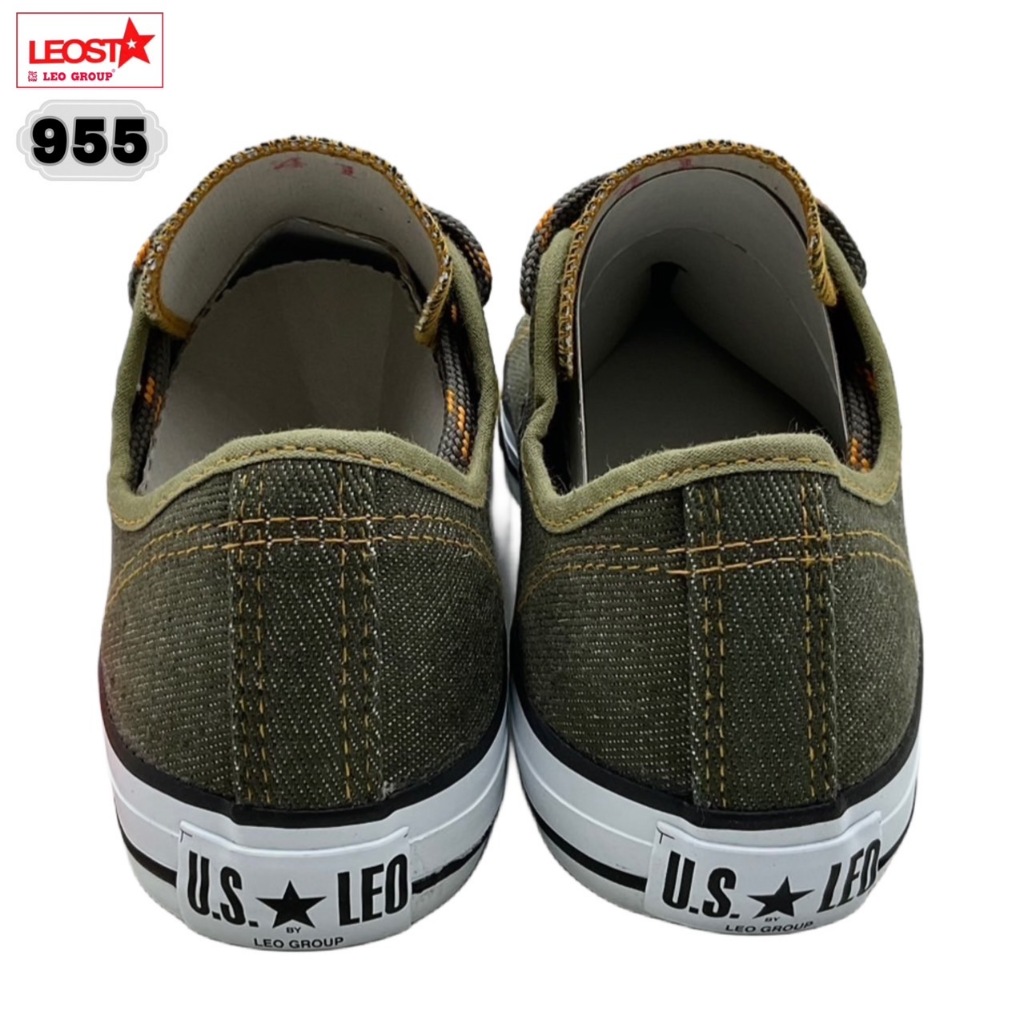 รองเท้าผ้าใบ LEO STAR (955,ผ้ายีนส์) (SIZE 37-45)