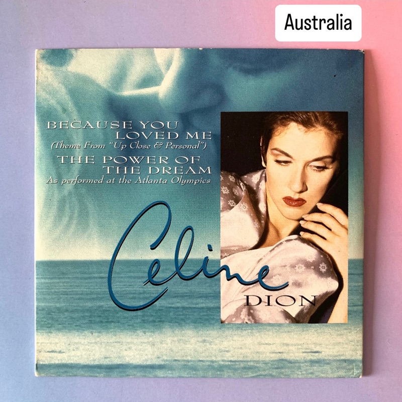 🛒 (พร้อมส่ง) CD ซีดีเพลง: Celine Dion — Because You Loved Me /The Power of The Dream [Australia /sin