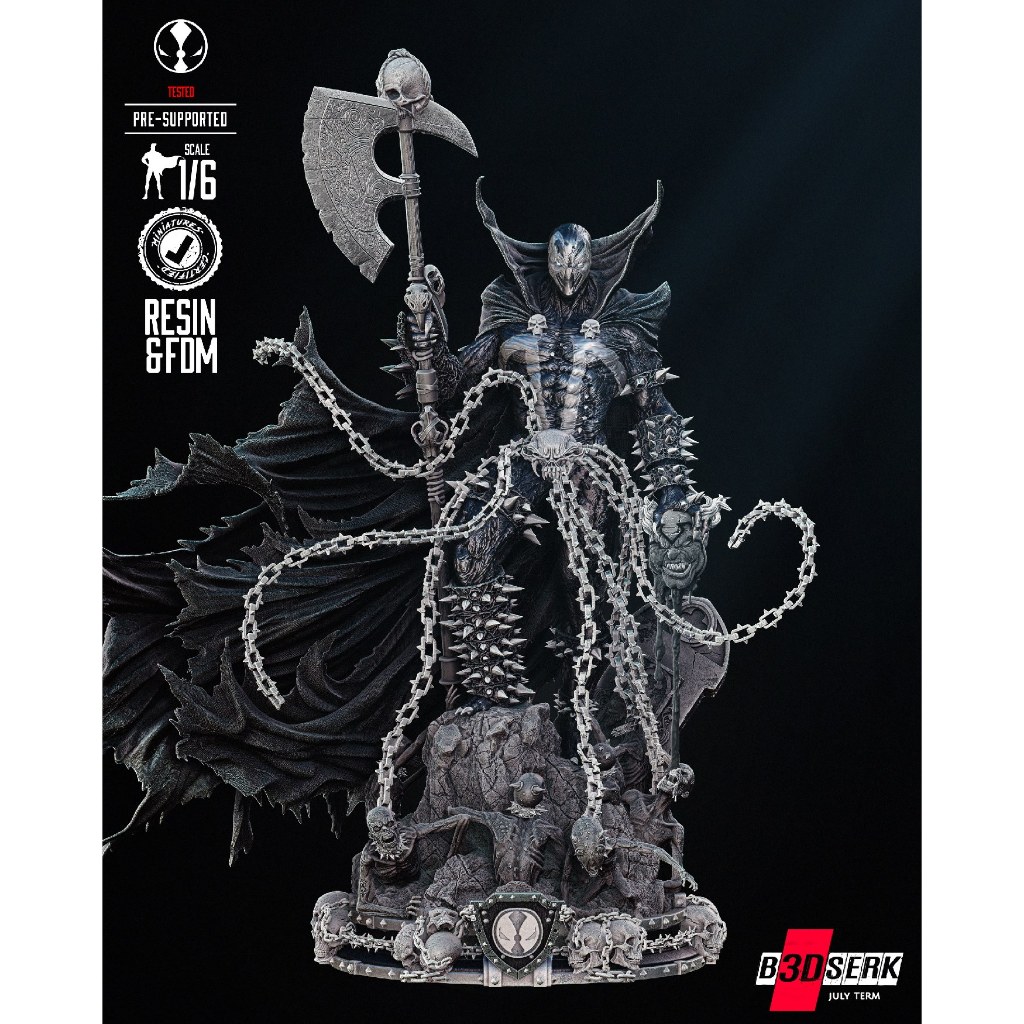 Spawn Sculpture(B3DSERK)(3D Print Model ไม่ทำสี)