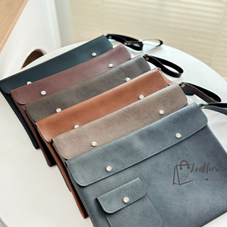 กระเป๋าหนัง ใส่เอกสาร รุ่นใหม่สุดฮิต มีซิปพร้อมกระเป๋าหน้า ม…