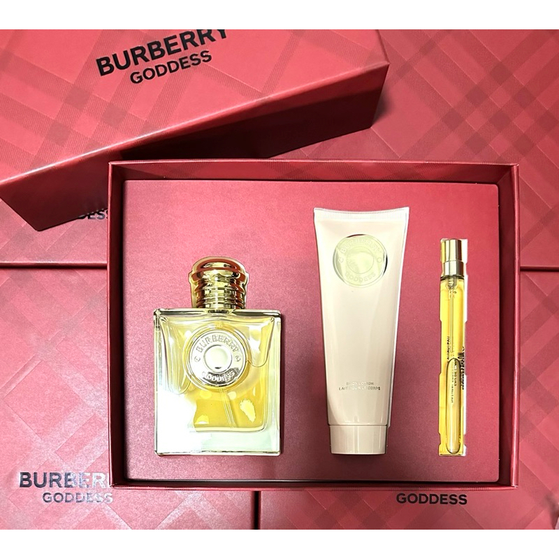 เซตน้ำหอม BURBERRY GODDESS EAU DE PARFUME 100ml+10ml +Body Lotion 75ml มาในกล่องสุดหรู