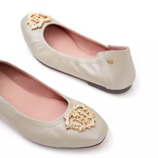 O&B รองเท้าหนังแกะ รุ่น AUDREY PRINCESS IN TWINKLE SAND-11217SS32326F_H5BESM