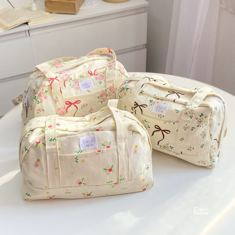 Crazy Bestie🌷กระเป๋าผ้าลายน่ารัก•(CB03)