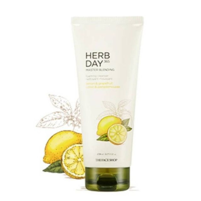 HERB DAY 365 MASTER BLENDING FOAMING CLEANSER LEMON & GRAPEFRUIT