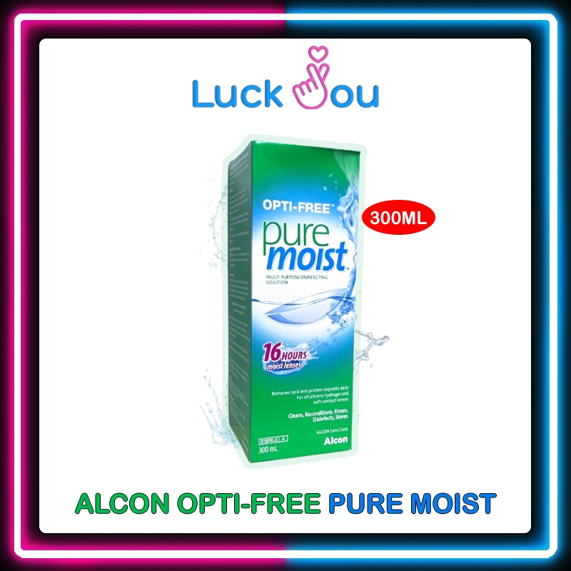 Alcon Opti-Free Puremoist 90/300 ML น้ำยาล้างคอนแทคเลนส์ สูตรสำหรับตาแห้ง แถมฟรีตลับ - รูปที่ 2