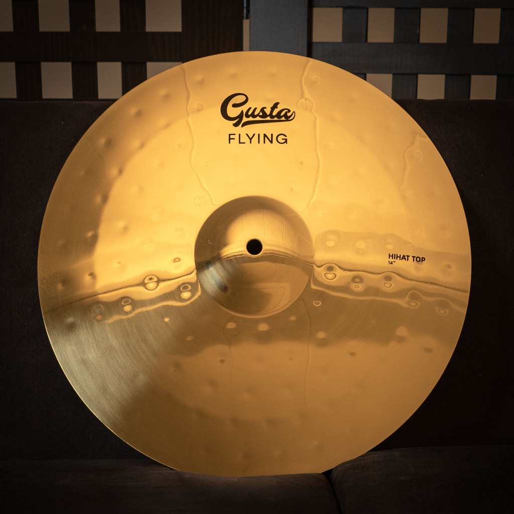 Gusta FLYING Hihat 14 inch ฉาบกลองชุด Music Arms