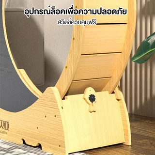 😺ลู่วิ่งแมว ออกกำลังกาย ขนาดใหญ่ ที่ออกกำลังกายสัตว์เลี้ยง Pet treadmill 4.0 Cat toys 🐾