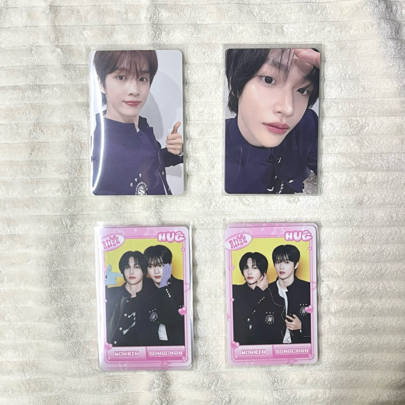 (พร้อมส่ง) แกะแล้ว riize hug trading card riize ver. hug ver.