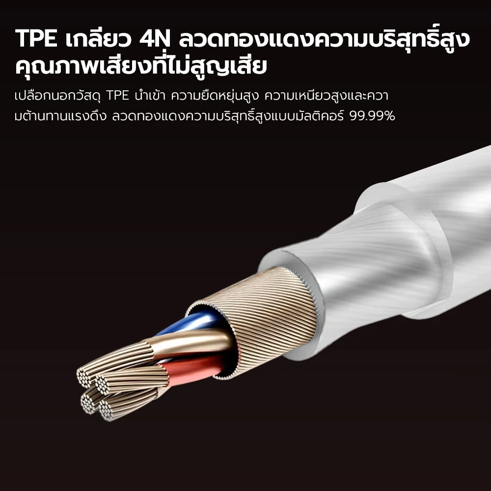 หูฟัง SGT Earphones Wired หูฟังมีไมค์ เบสหนัก 3.5mm. รองรับ Android สามารถใช้งานร่วมกับสมาร์ทโฟน ของแท้100% thumbnail 8