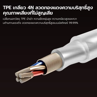 หูฟัง SGT Earphones Wired หูฟังมีไมค์ เบสหนัก 3.5mm. รองรับ Android สามารถใช้งานร่วมกับสมาร์ทโฟน ของแท้100%