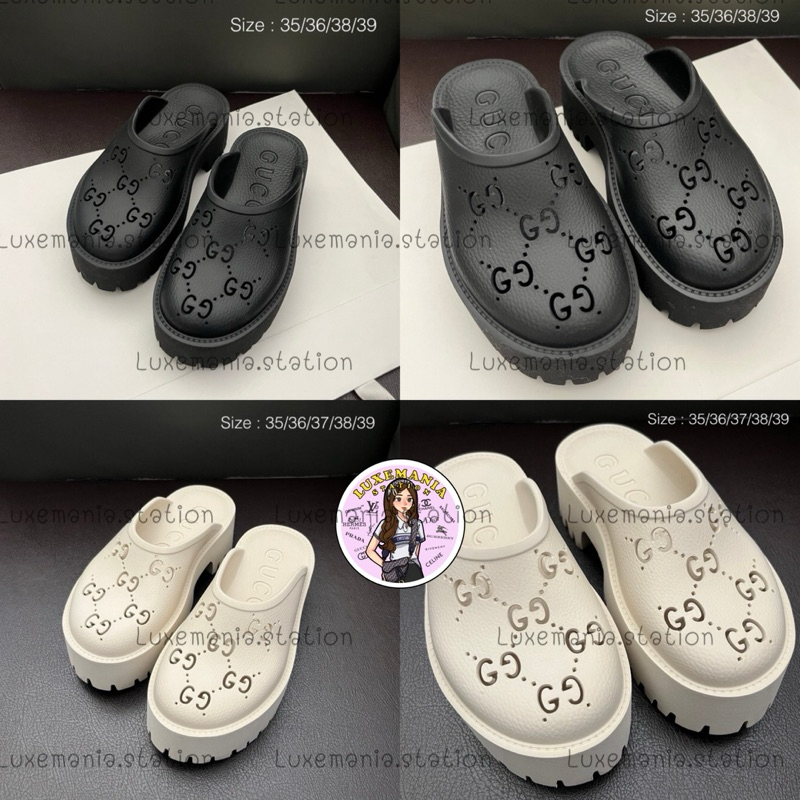 👜: New!! Gucci Rubber Sandals ‼️ก่อนกดสั่งรบกวนทักมาเช็คสต๊อคก่อนนะคะ‼️