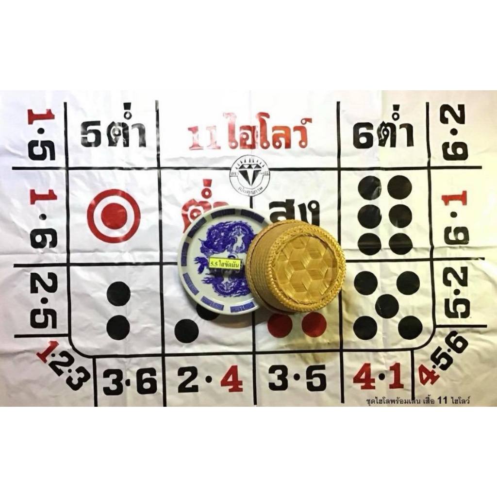 จานไฮ + ลูกเต๋า พร้อมเล่น โดย supattra porcelain (official store)