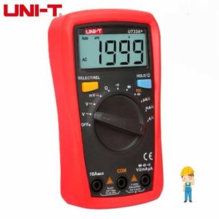 UNI-T 33A+ มัลติมิเตอร์ ดิจิตอล วัดไฟ AC DC คาปา มิเตอร์ โอห์ม Multimeter UT33A+