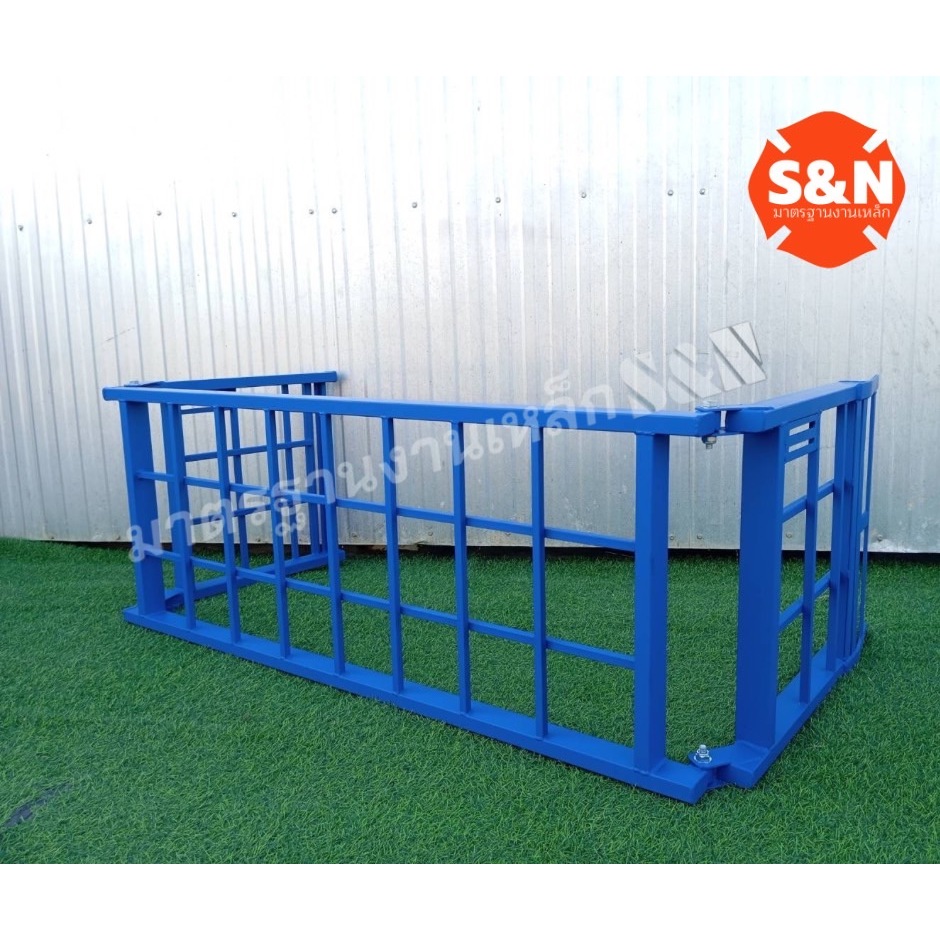 บันไดขึ้นรถมอเตอร์ไซค์ 3 พับ แบบกั้นคอกกระบะตัวล็อคตรงรุ่น รับน้ำหนัก 600 Kg  มี4สีให้เลือก รูปที่ 8
