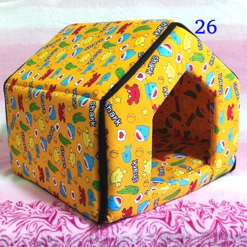 บ้านซิบรอบ บ้านหมา ที่นอนสุนัข ที่นอนหมา ที่นอนแมว size 1 สำหรับพันธุ์เล็กๆ ชิวาว่า กระต่าย แมว (LTD-S-291267)