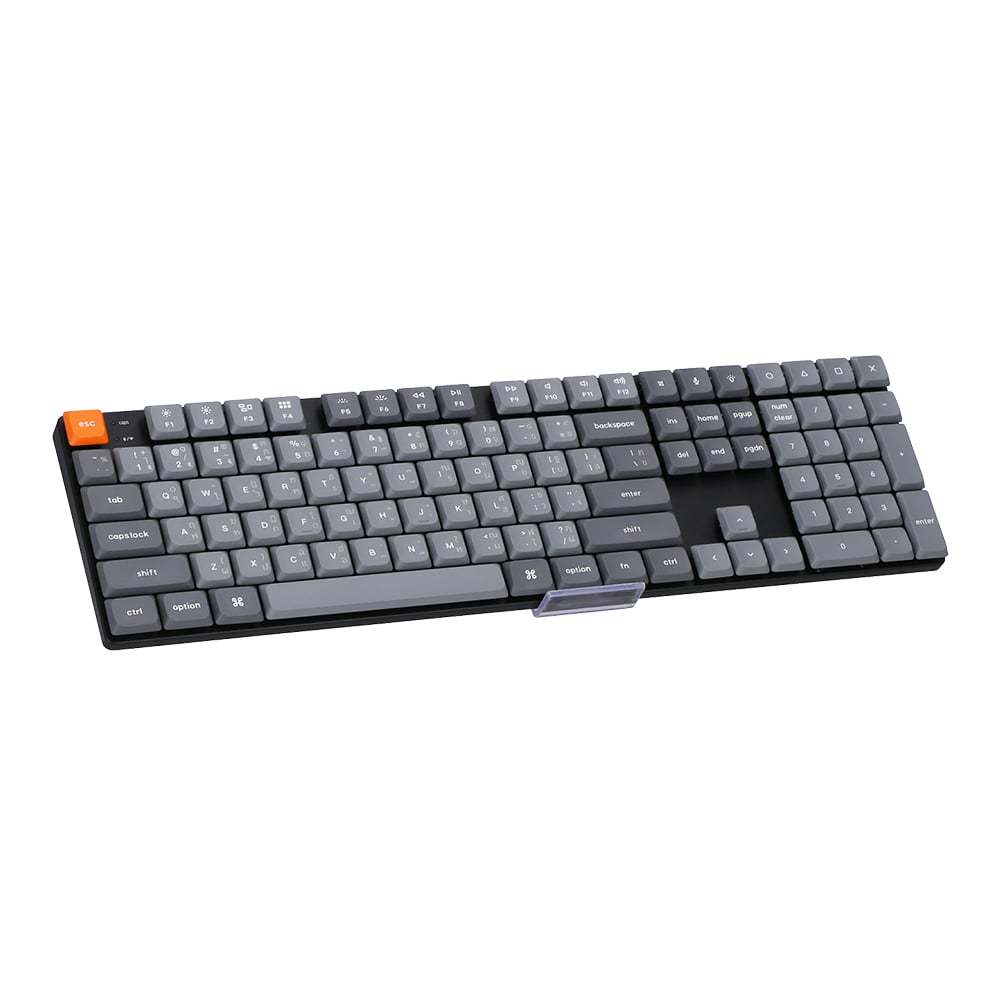 WIRELESS KEYBOARD (คีย์บอร์ดไร้สาย) KEYCHRON K5 MAX (QMK/VIA) (BLACK) (GATERON LOW PROFILE BROWN SWITCH - RGB - EN/TH) (