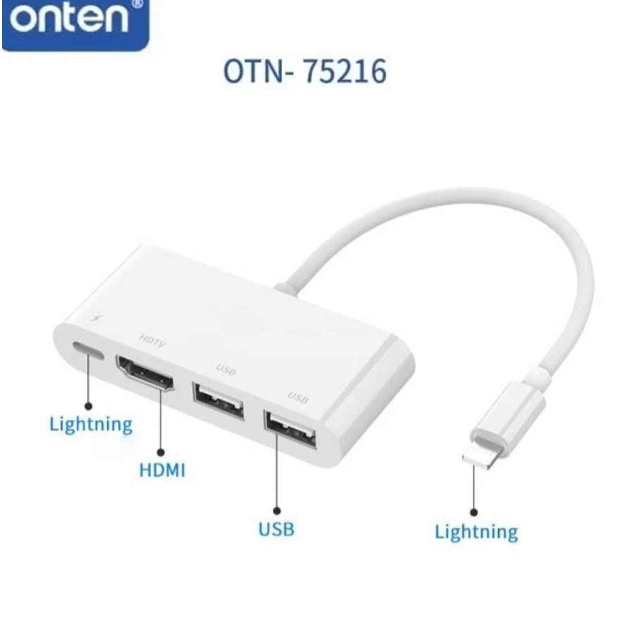 ONTEN OTN-75216 Lightning Multifunctional Docking Station (HDMI x USB+2Port)