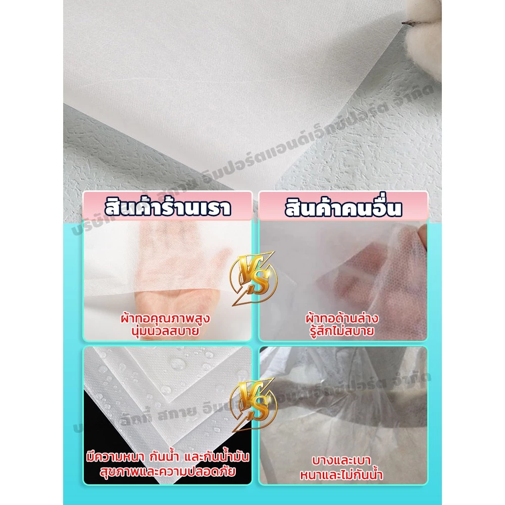 PERDKPAPA ผ้าปูเตียงสปา 80x180 ซม 100 แผ่น thumbnail 3