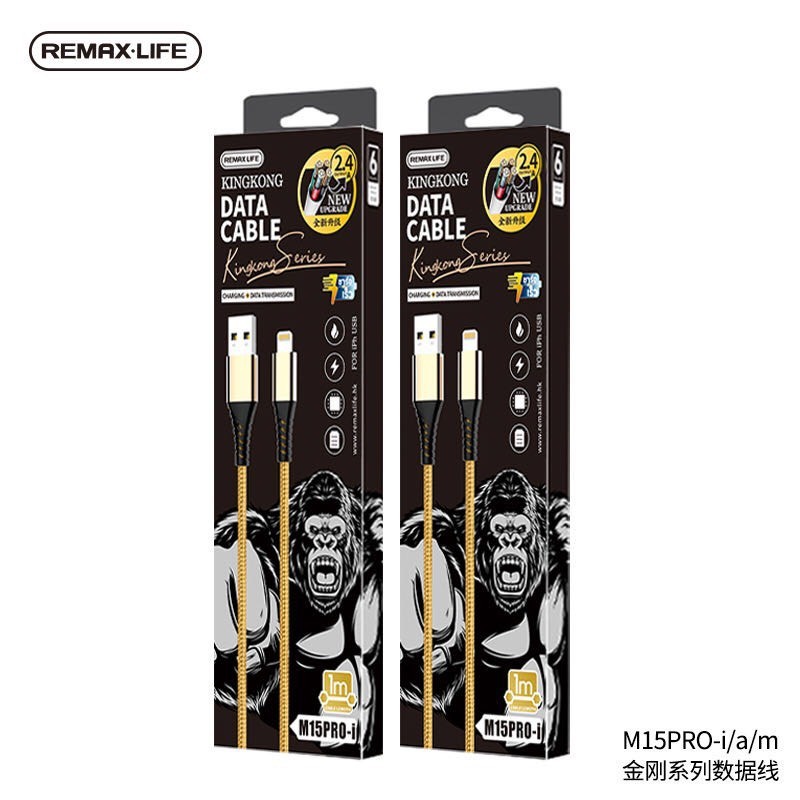 [ราคาพิเศษในไลฟ์] Remax M15pro สายชาร์จ สำหรับ Micro USB, Type-C  ยาว 1 เมตร คุณภาพดี จ่ายไฟสูงสุด 2