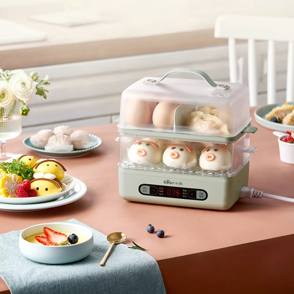 (ลดล้างสต๊อก)เครื่องนึ่งอาหาร Bear เครื่องนึ่งซาลาเปา เครื่องใช้ไฟฟ้า ทำอาหารเช้า นึ่งอเนกประสงค์🐻