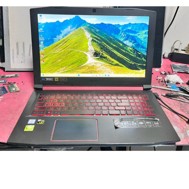 โน๊ตบุ๊ค Notebook มือสอง Nitro5 Acer Core i5 Gen8 Ram8G M.2 256G Nvme HD1000G การ์ดจอ intel 630 การ์