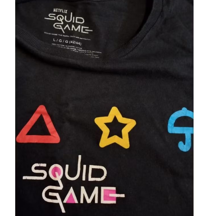 เสื้อยืด Netflix Squid Game