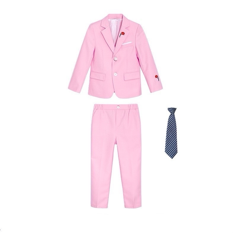 ชุดสูทเด็กผู้ชายสีชมพู/สีกรมท่า/รูปแบบดีมาก สีสวยน่ารักมาก/มีสินค้าพร้อมส่ง - รูปที่ 4