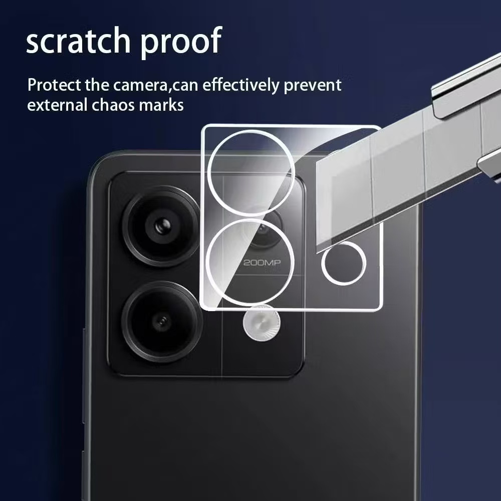 ฟิล์มกระจกกันรอย เลนส์กล้อง สำหรับ Xiaomi Redmi Note 13 Pro Plus เรดมี่ Note13 Note13Pro +เลนส์กล้อง เต็มเลนส์ สีใส - รูปที่ 4