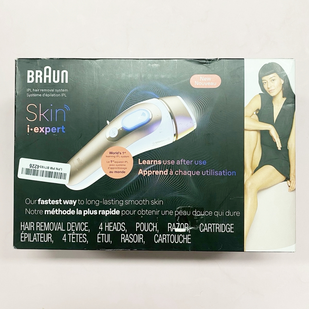 (Braun®) Skin i·expert IPL Hair Removal System 4 Heads PL7387 เครื่องเลเซอร์กำจัดขน