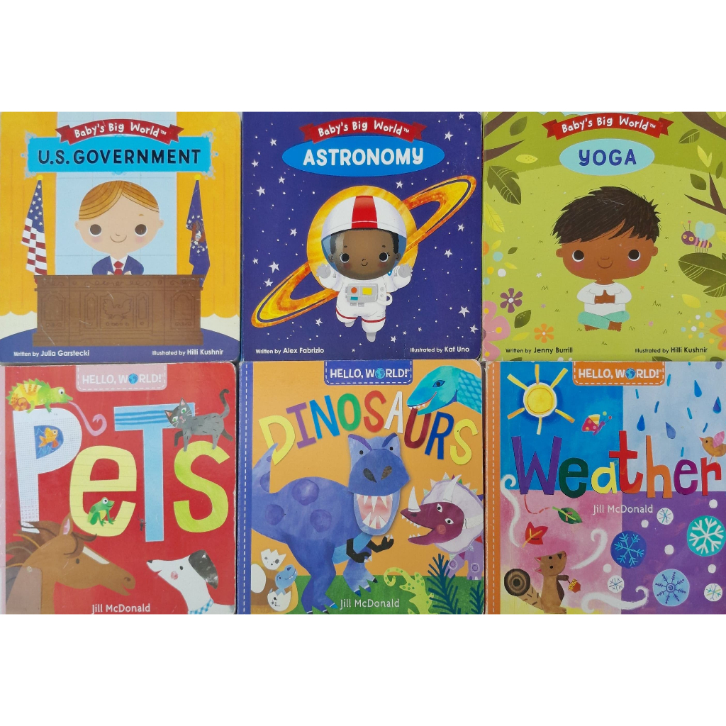 7-13 Baby's Big World, Hello World Board Book  หนังสือมือสอง บอร์ดบุ๊ค