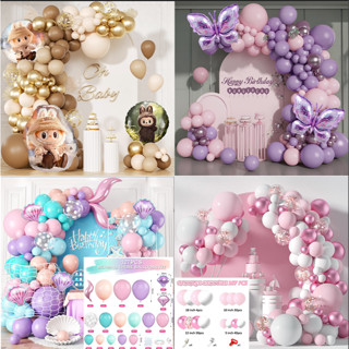 (🇹🇭พร้อมส่ง) ชุดลูกโป่ง เซ็ตลูกโป่ง ลูกโป่ง พร้อมอุปกรณ์ มีห…