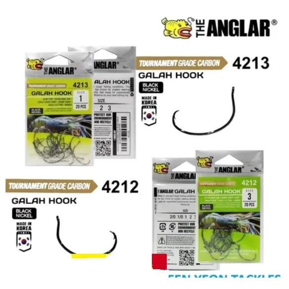ตะขอเบ็ตตกกุ้งแม่น้ำ THE ANGLAR GALAH HOOKS 4212/ 4213
