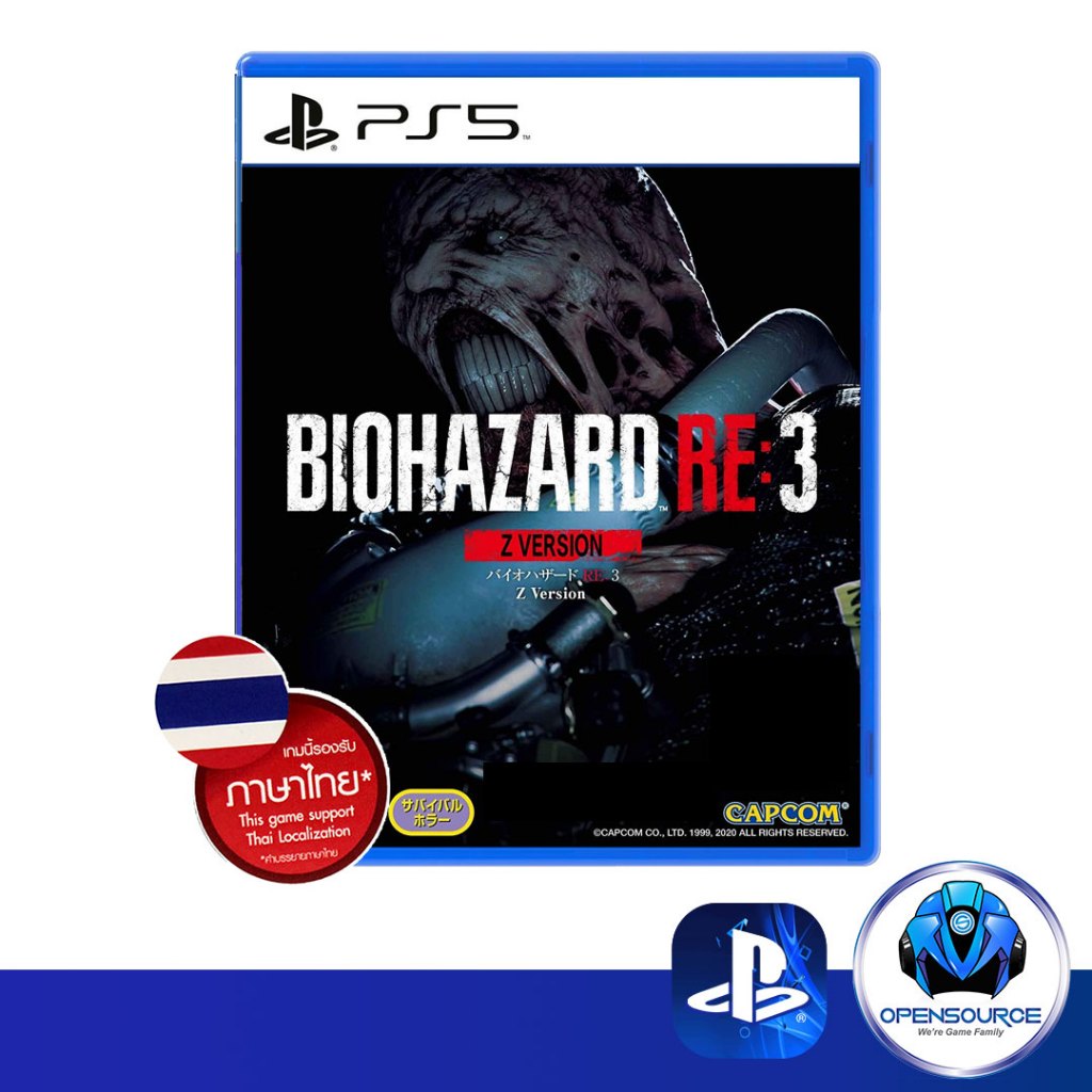 [พร้อมส่ง]Playstation: BIOHAZARD 3 Remake RE3 Resident Evil 3 (ASIA Z3 EN/CH/KR/JP เกมนี้รองรับภาษาไ