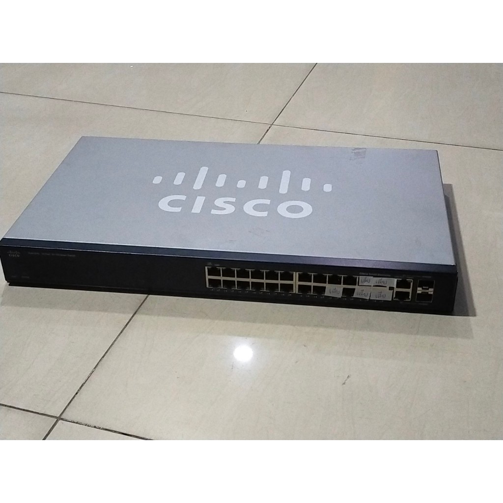 Cisco SLM224G Cisco 24-Port 10/100 Smart Switch (มือสอง)