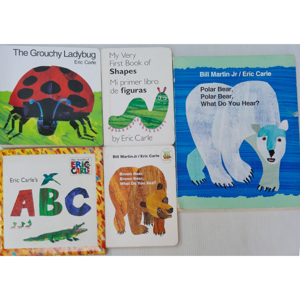 8-6 Board Book by Eric Carle หนังสือมือสอง บอร์ดบุ๊ค