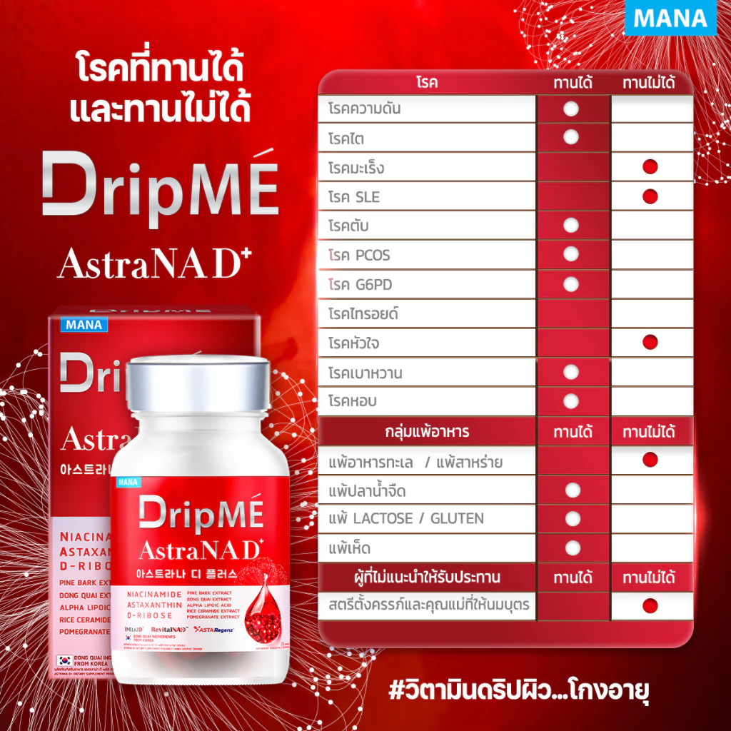 MANA DripMe AstraNAD+ มานา ดริปเม่ ฟื้นฟูผิว thumbnail 7