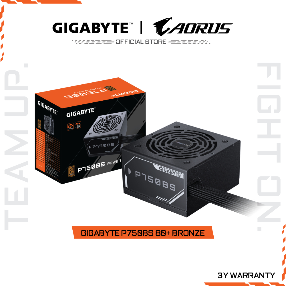 GIGABYTE P750BS 80+ BRONZE POWER SUPPLY (GP-P750BS)