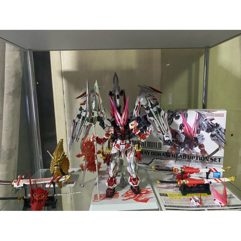 MC Metal build astray red dragon 1/100+ ชุดแต่ง metal build bundai  + ชุดแต่ง ปีกหอก + พาทเสริม มังก