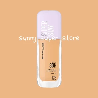 Maybelline Superstay Lumi-Matte Foundation รองพื้นเนื้อแมท ล็อคผิวเนียน ติดทน 30 ชม. มีกันแดด 35ML.