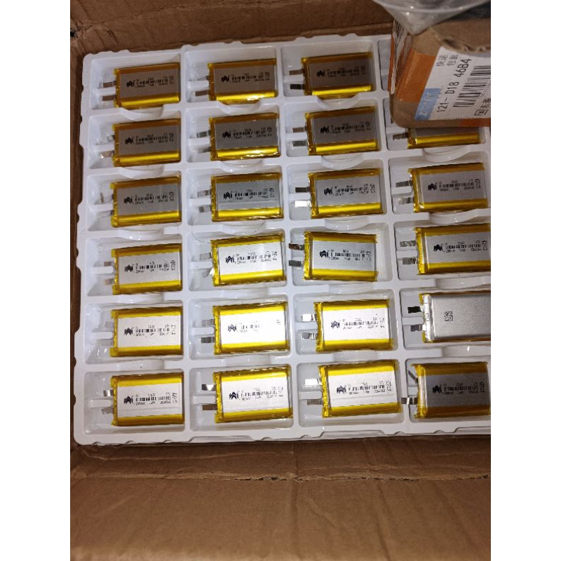 แบตลิเธี่ยม 103450/2000mAh. พร้อมส่งในไทย ก้อนละ89บาท