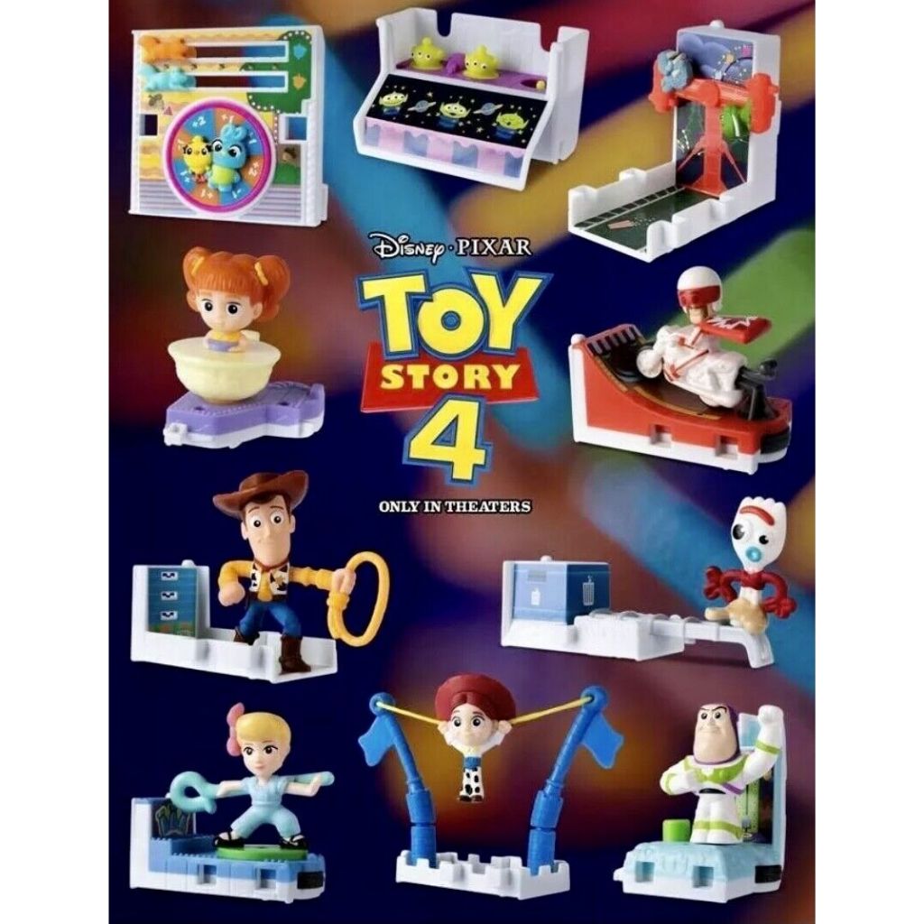 McDonald's TOY STORY 4 Happy Meal Set 10 ตัว