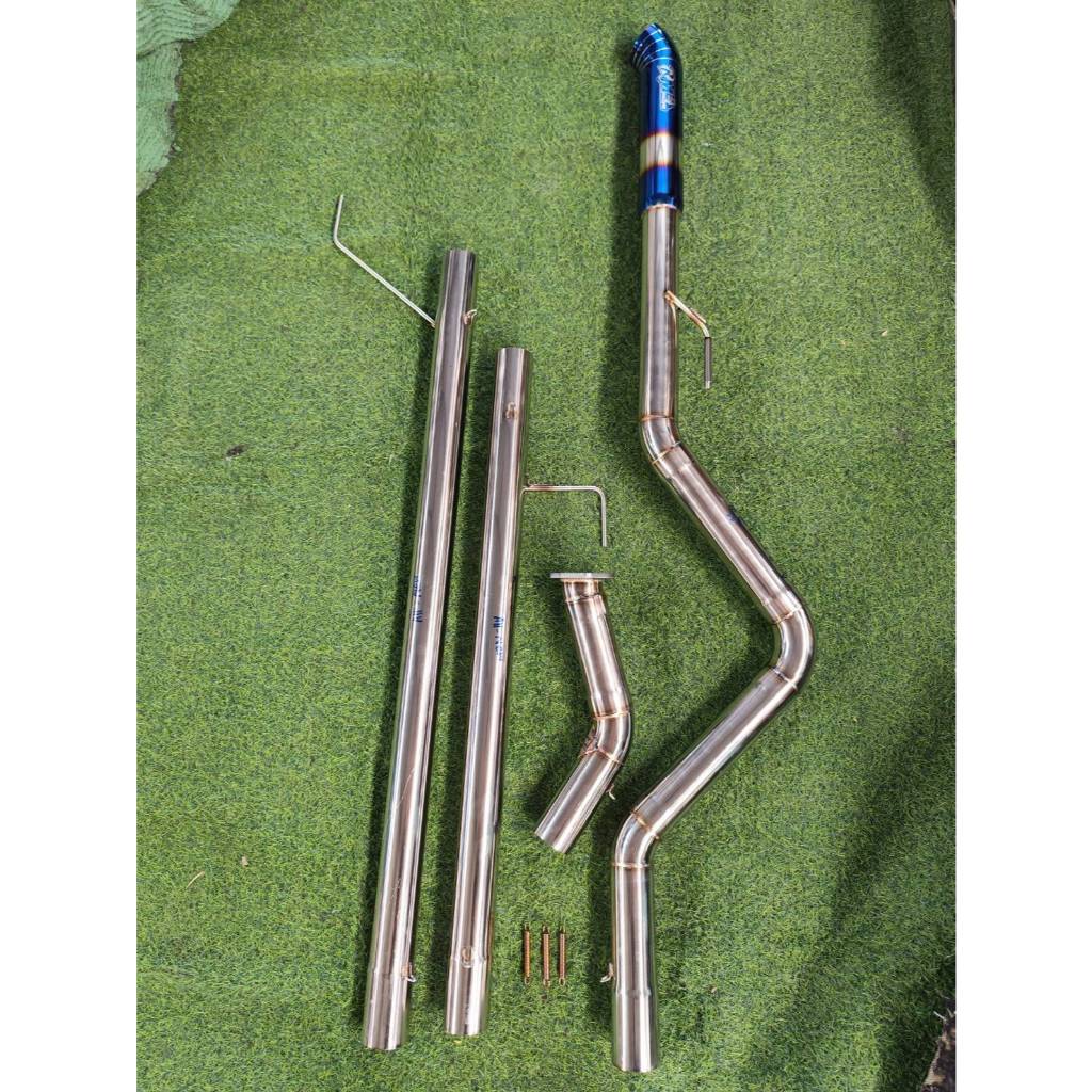 ท่อไอเสีย ออกท้ายต่อกับแคทเดิม เฉพาะรุ่น ออนิว 2.2 เกรดแสตนเลสมีให้เลือก 2 เกรด