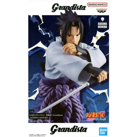 Figure Uchiha Sasuke NARUTO Shippuden Grandista ของแท้จากญี่ปุ่น