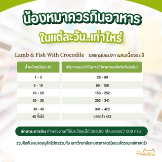 Pawdy Senior 7+ ขนาด 8 kg อาหารสุนัขสูงวัยทุกสายพันธุ์ สูตรเนื้อแกะและปลาผสมเนื้อจระเข้
