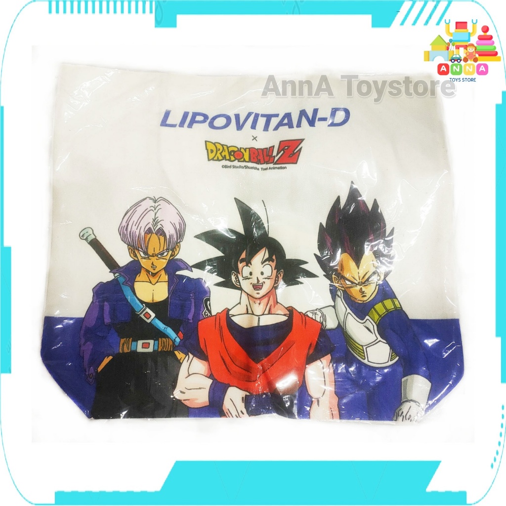 ของที่ระลึก ลิโพวิตัน-ดี กระเป๋าผ้า ดราก้อนบอล ฉลองครบ 55 ปี Lipovitan-D Dragon Ball