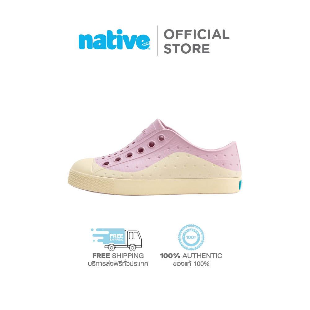 Native รองเท้ากันน้ำเด็กโต EVA รุ่น Jefferson Roam Balos Pink/Bone White