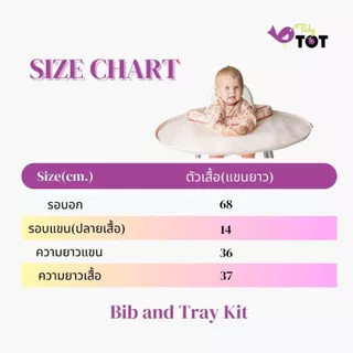 Tidytot ชุดถาดและเสื้อกันเปื้อน Bib&tray Kit