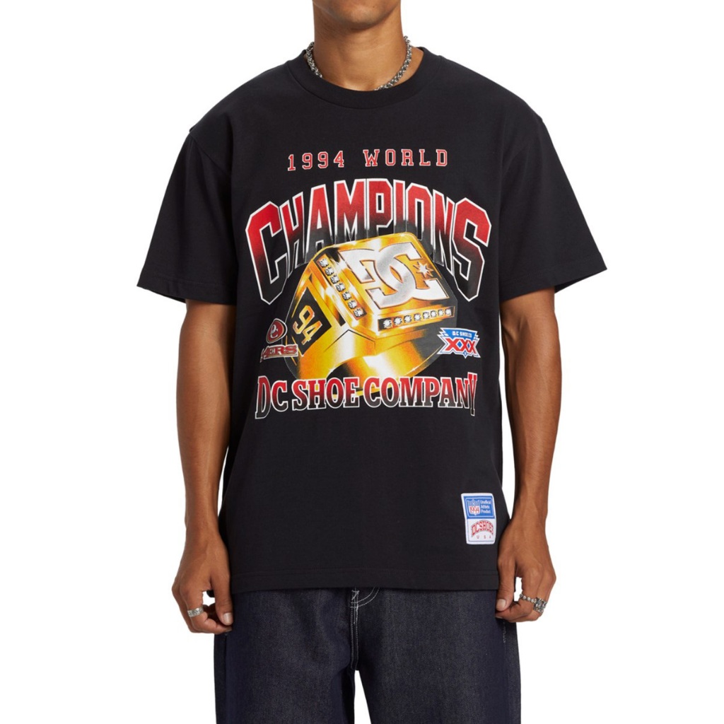 DC Shoes เสื้อยืดสำหรับผู้ชาย CHAMP RING SS I (KVJ0) 243 UDYZT04094-KVJ0