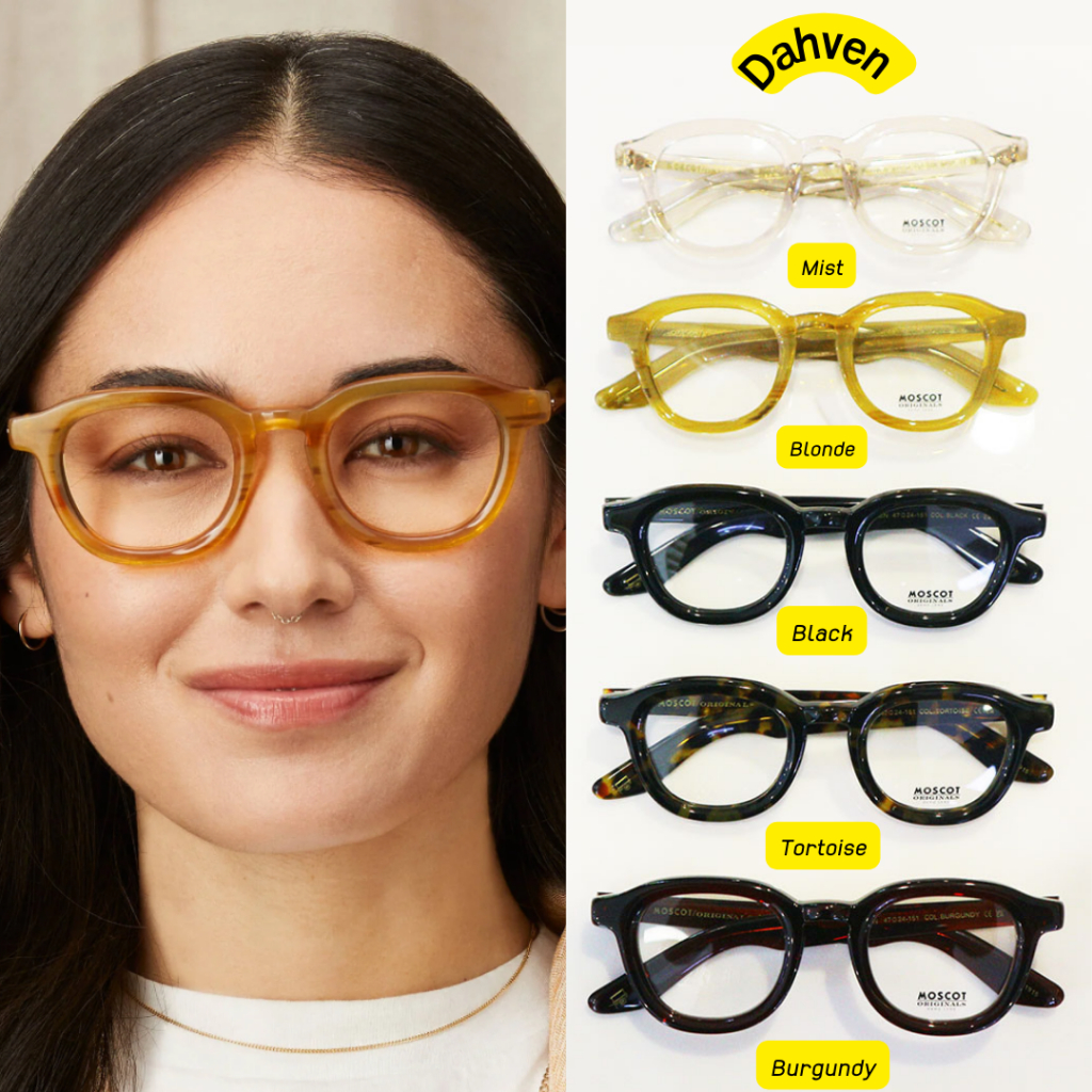 แว่นตา MOSCOT DAHVEN SIZE 47 ของแท้ รับประกันนาน 1 ปี