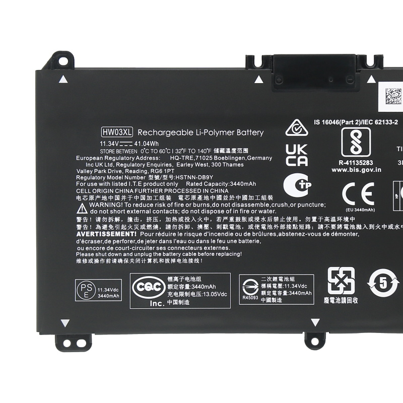 Battery NB HP แท้ Model - ( HW03XL ) PAVILION 15-EG 15-ET